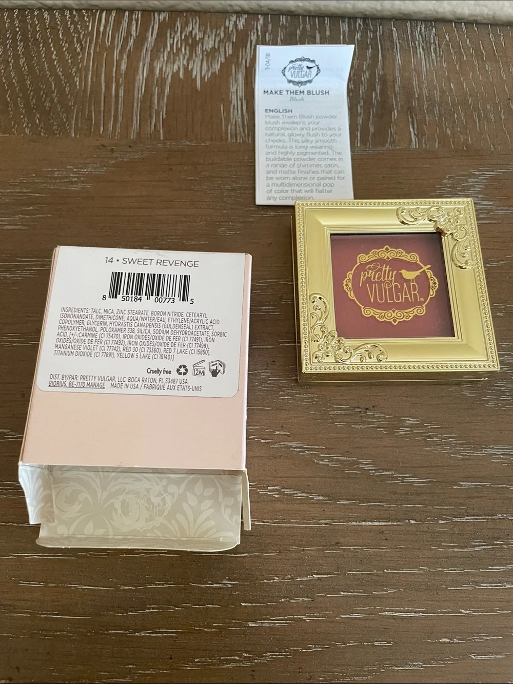 NIB Blush Compact - Pretty Vulgar